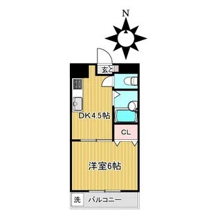 カーサ栄【2階】の間取り