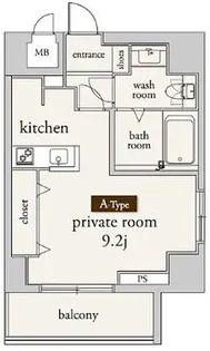 ジェノヴィア本蓮沼【10階】の間取り