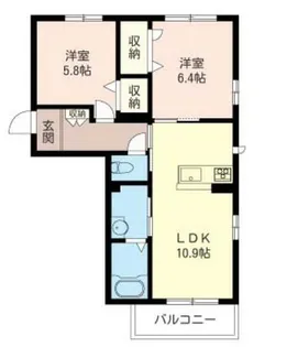 テラ・ナターレIII【2階】の間取り