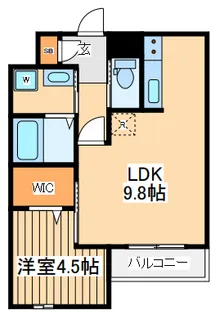 フォルジュ【3階】の間取り