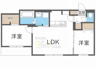 casaAT月寒中央【4階】の間取り