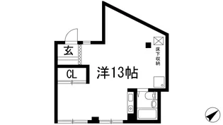 久代ハイツ(2丁目)【1階】の間取り