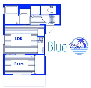 横浜元町ガーデン離宮B【2階】の間取り