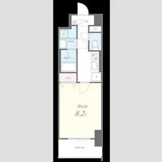 ウィステリアフロリバンダ【4階】の間取り