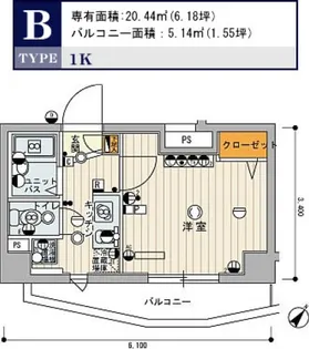 スカイコート大塚第2【3階】の間取り