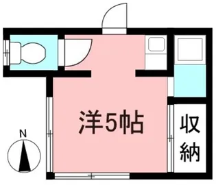 ミユキハイツ【2階】の間取り