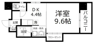 パークビュー小林【5階】の間取り