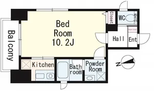 スカイタワー東上野【7階】の間取り
