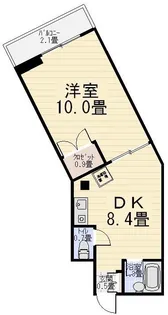 ベルヴィル【3階】の間取り