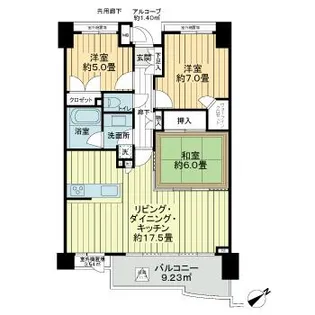 ジェイパーク尾山台2【2階】の間取り