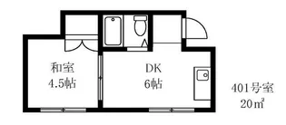 パークサイド清澄第3ビル【4階】の間取り