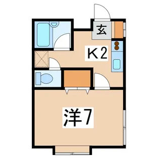O.M. GREEN LINE【1階】の間取り