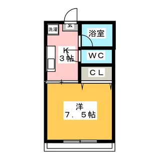 メゾンドマカロン【2階】の間取り