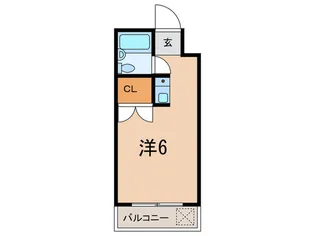 ハイツ・ニュータカバ【2階】の間取り