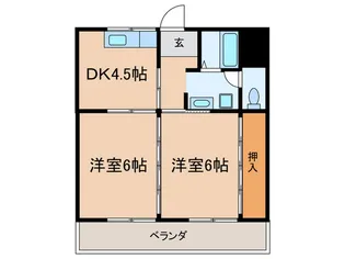 メゾン戸井【2階】の間取り