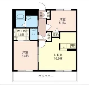 RESPECT K&S【3階】の間取り