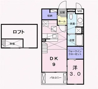 ボヤージュ【2階】の間取り
