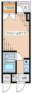 梅ヶ丘アームス【3階】の間取り
