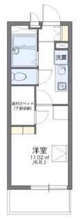 レオパレスシャンテ立川【2階】の間取り