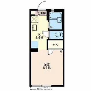 リバティーS【1階】の間取り
