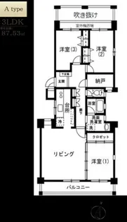 KENEDIX浦和元町A棟【1階】の間取り