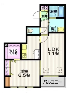 ベルティス世田谷【3階】の間取り