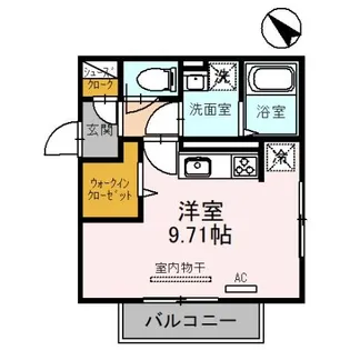 Ciel Blue Moriyama (守山市吉身4丁目)【2階】の間取り