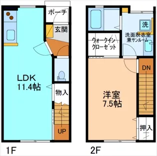 L’Arc D棟【1階】の間取り