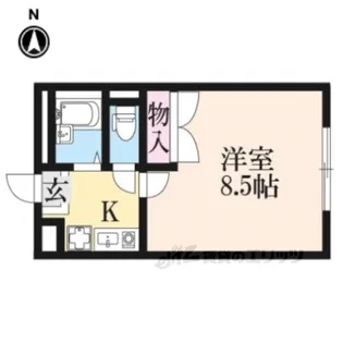 レオパレスエスパールビラ【2階】の間取り