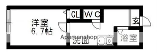 エトワール【2階】の間取り