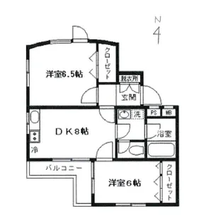 SMA白金長者丸【1階】の間取り
