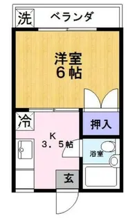 第3青山マンション【3階】の間取り
