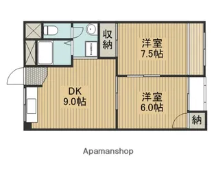 マンションヨコタ【4階】の間取り
