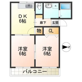 フォレスト【1階】の間取り