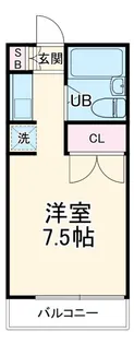 ハイム清【2階】の間取り