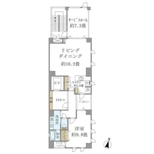 広尾Quarto【7階】の間取り