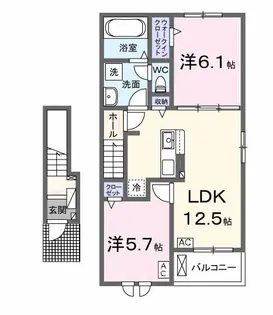 グランデ【2階】の間取り