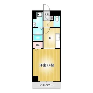 クレセール名駅【4階】の間取り