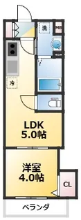 AXIA M-City大阪瑞光【2階】の間取り
