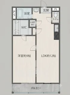シャトー共栄【4階】の間取り