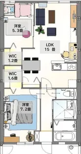 グローブテラス【2階】の間取り