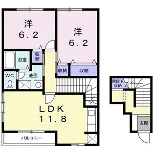 エテルネルB【2階】の間取り