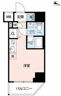 クラリッサレーヴ阪東橋【5階】の間取り