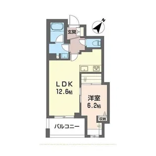 プラザ根岸橋【3階】の間取り