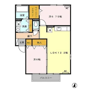 ステージウィルモア【2階】の間取り