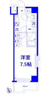 ルーブル川崎中丸子弐番館【2階】の間取り