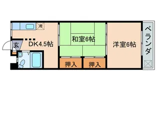 オ-ドヴィ野洲【2階】の間取り