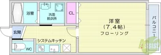 ファースト一本杉【1階】の間取り