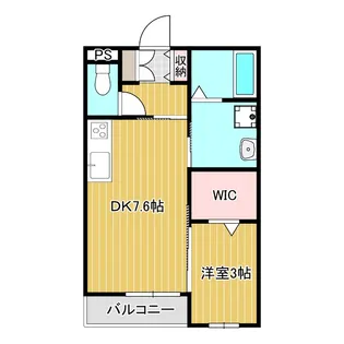 トレゾール住吉【1階】の間取り