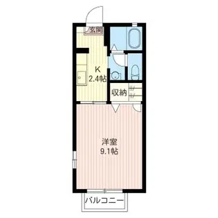 クローバーハウス【1階】の間取り